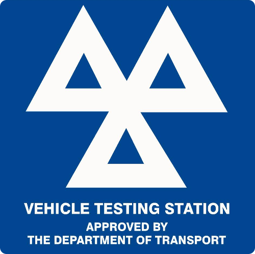 GJ Approved vehicle testing centre by the Driver and Vehicle Standards Agency